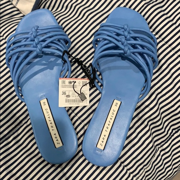 ZARA Tubular Flat Sandals - Picture 7 of 7